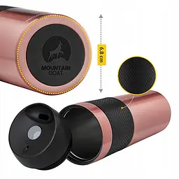 Термокухоль Mountain Goat Travel 0.4 л Rose Gold (P-5907739315960) - мініатюра 6