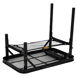 Складний стіл Bo-Camp Woodbine 56x34 cm Black/Wood look (1404191) - мініатюра 6