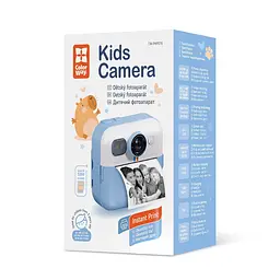 Камера моментального друку ColorWay Kids, синій, 0.3Mp, 2.4' LCD екран, microSD, аккумулятор 1500 mAh, Type-C (CW-PHP01B)