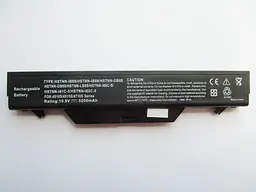 Акумулятор для ноутбука HP ProBook 4510s HSTNN-IB89, 5200 mAh, 6cell, 11.1V, Li-ion, чорний