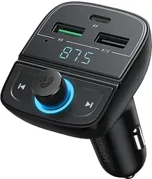 FM модулятор 4you Smart X2 ( QC3, 5V / 3A, 18W, 2USB, MP3, bt 5.0)
