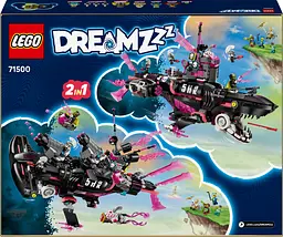 Конструктор LEGO DREAMZzz Страхітливий підводний човен «Акула» 1413 деталей (71500) - мініатюра 3
