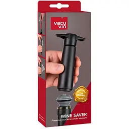 Набір для зберігання вина Vacu Vin Original Wine Saver Black 3 предмети (Q5128) - мініатюра 4