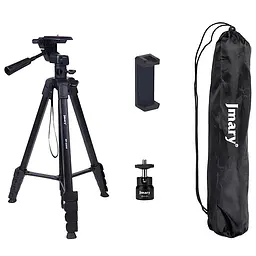 Штатив Jmary KP-2209 для зйомки 41-173см 3in1 + чохол Black - мініатюра 2