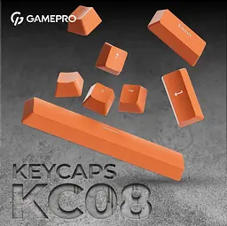 Набір кейкапів GamePro KC08 Orange (KC08) - мініатюра 6