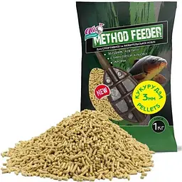 Принада в гранулах Pellets Ай Підсікай Кукурудза FEEDER Ø3.0мм