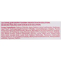 Скраб для шкіри голови і волосся Hollyskin Acid Solution Micro Peeling Hair Scrub, 130 г - мініатюра 5