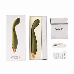 Вібратор Caress Omny (green) Caress 96-034980 100192 - мініатюра 2
