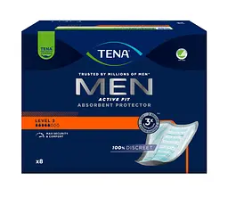 Урологічні прокладки для чоловіків Tena Men Active Fit Level 3, 16 шт. (750830) - мініатюра 2