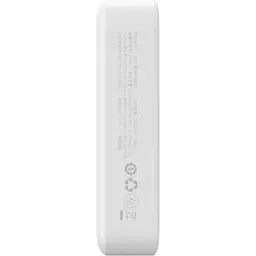 Зовнішній акумулятор Baseus Magnetic Mini 20W 10000mAh White (PPCX070002) [106690] - мініатюра 7