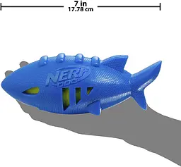 Іграшка-акула для собак Nerf Dog Shark Football Dog Toy - мініатюра 5