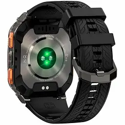 Смарт-годинник Kospet TANK М3 Ultra Black з 2 ремінцями (метал + силікон) - мініатюра 4