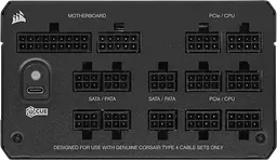 Блок живлення Corsair HX1000i PCIE5 1000W (CP-9020259-EU) - мініатюра 5