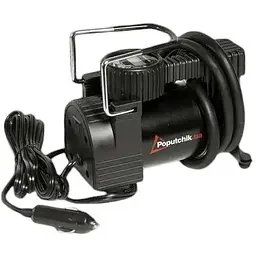 Автокомпрессор Poputchik 40 л/мин Автостоп с цифровым манометром 10 АТМ/150PSI