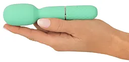Вібратор Cuties Mini Wand 5.Gen 13.4 см (зелений) - мініатюра 4
