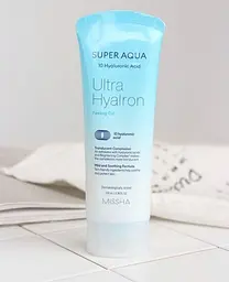 Зволожуючий пілінг скатка на основі 10 видів гіалуронової кислоти Super Aqua Ultra Hyalron Peeling Gel Missha 100 мл - мініатюра 2