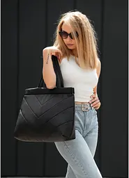 Жіноча сумка Sambag 42х14х34 см sum0010784 - мініатюра 7