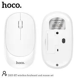 Набір Миша та клавіатура HOCO BT wireless keyboard and mouse set DI05 (Ukr/Ru/En) - мініатюра 5