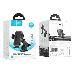 Автотримач для телефону HOCO H79 Vista push-type car holder (center console) - мініатюра 2