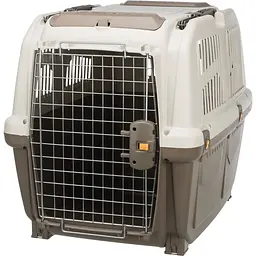 Контейнер-переноска Trixie для собак Skudo 5 вагою до 35 кг пластик розмір M 59x65x79 см коричнева