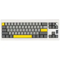 Клавіатура Epomaker Shadow-X 70 Mulan Switch Hot-Swap LCD Screen RGB Wireless/Bluetooth/USB UA White (SHX-W-M)