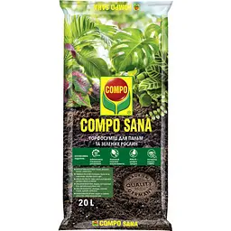 Торфосуміш для зелених рослин і пальм COMPO SANA® 20 л