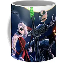 Кухоль GeekLand Кошмар перед Різдвом The Nightmare before Christmas Poster CP 03.220 330 мл білий - мініатюра 3