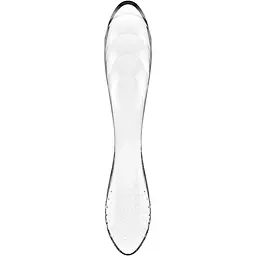 Двосторонній скляний дилдо Satisfyer Dazzling Crystal 1 Transparent - мініатюра 2