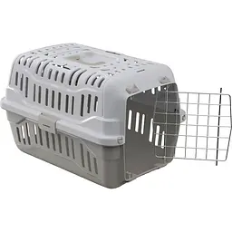 Переноска для домашніх тварин Georplast Spark з металевими дверцятами 48.5x33.5x31 см в асортименті - мініатюра 2