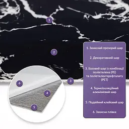 Самоклеюча стінова PET плитка Sticker Wall 600х300х2мм SW-00002321 - мініатюра 2