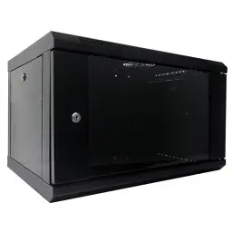Шафа настінна Hypernet 6U 19" 600x600 (WMNC66-6U-FLAT-BLACK)