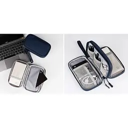 Чохол - органайзер для зберігання зарядних, Power Bank, навушників 19х11х3.5см - мініатюра 4