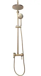 Душова система Rea Luis Brushed Gold з виливом REA-P7051, Золотий - мініатюра 8