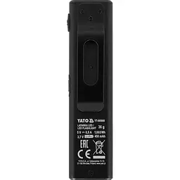 Ліхтар-міні діодний тонкий YATO від акумул. Li-Po 3.7 V 450 mA освітл. - 500/300/100/30 Lm (YT-085608) - мініатюра 4