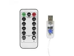 Гірлянда-роса TLT синій 3*2м USB та пультом - мініатюра 10