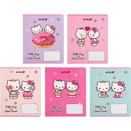 Набір зошитів Kite Hello Kitty 12 аркушів в клітинку 25 шт. (HK25-232-2)