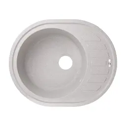 Кухонна мийка Lidz 620x500/200 GRA-09 (LIDZGRA09615500200), Сірий