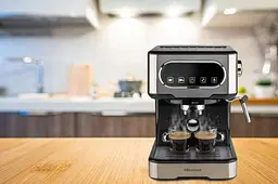 Кавоварка еспресо Hisense HESCM15DBK - мініатюра 9