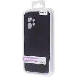 Чохол Wave Colorful Case для Redmi Note 12 4G Black [99242] - мініатюра 3
