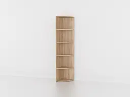 Полиця кутова Forte Elina 1806x400x400 Дуб сонома - мініатюра 1