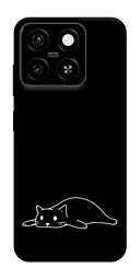 TPU чохол Demsky Lazy cat для ZTE Blade A55 4G