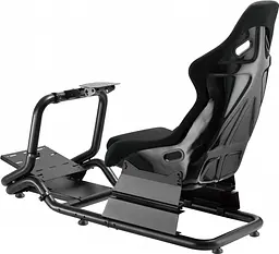 Крісло-кокпіт з кріпленням для керма та педалей GamePro RS167 Black - мініатюра 2