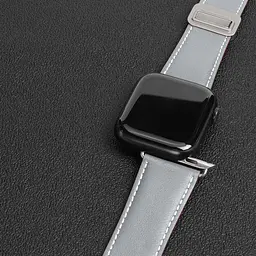 Ремінець Dux Ducis Genuine Leather для Apple Watch 38/40/41/42mm(ser.10) Grey - мініатюра 3