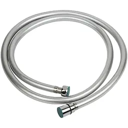 Шланг для ручного душу Aquatica 1/2" PVC 3-х шаровий з підшипником сріблястий 150 см (9791611)