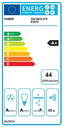 Витяжка Faber купольна 55 см 1202 м3г Daisy + Wh A55 білий - мініатюра 2