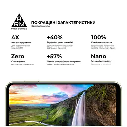 Скло захисне Armorstandart Pro Samsung A14 4G / A14 5G Black (ARM66206) - мініатюра 5