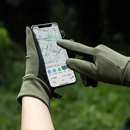Рукавички трикотажні з покращеним хватом Naturehike NH20FS032, розмір М, сірі - мініатюра 2