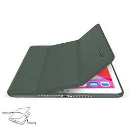 Чохол-книжка BeCover Tri Fold Soft TPU з кріпленням Apple Pencil для Apple iPad 10.2 2019/2020/2021 Dark Green (706743) - мініатюра 2