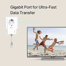 Адаптер TP-Link Powerline TL-PA7017PKIT 2PK AV1000 1xGE розетка - мініатюра 5