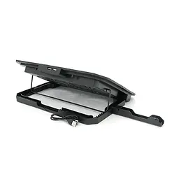 Підставка під ноутбук XSTRIKE XS-22, 10-17", 2*140mm 1200±10% RPM, корпус пластик+алюміній, 2xUSB 2.0, 357x262x30mm, RGB, Box Q20 - мініатюра 3
